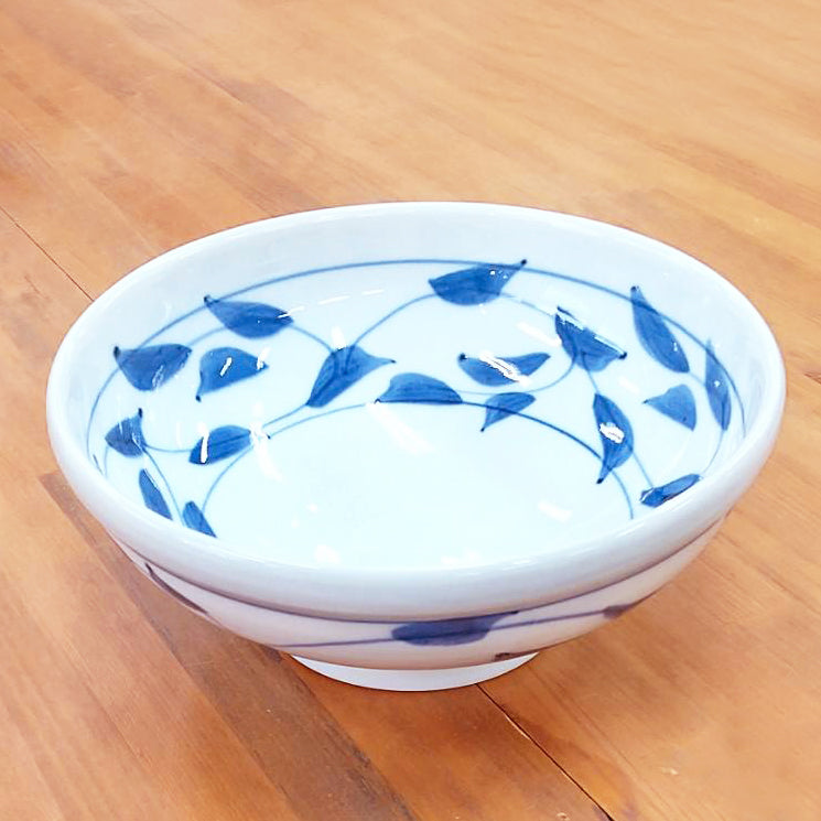 たまぶち鉢(20㎝)【唐草】