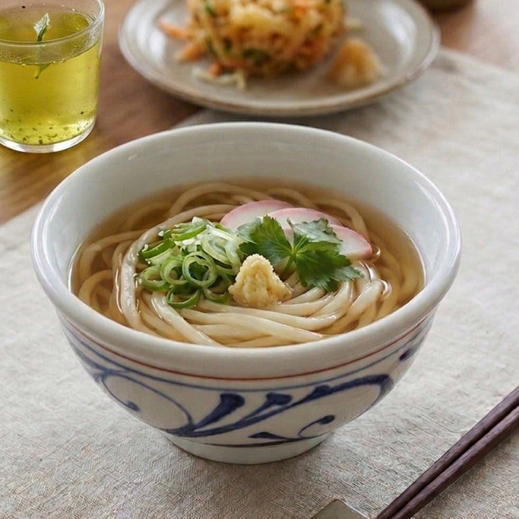 5.5寸玉縁丼【赤唐草】
