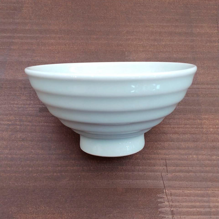 茶碗【ボーダー】青白磁