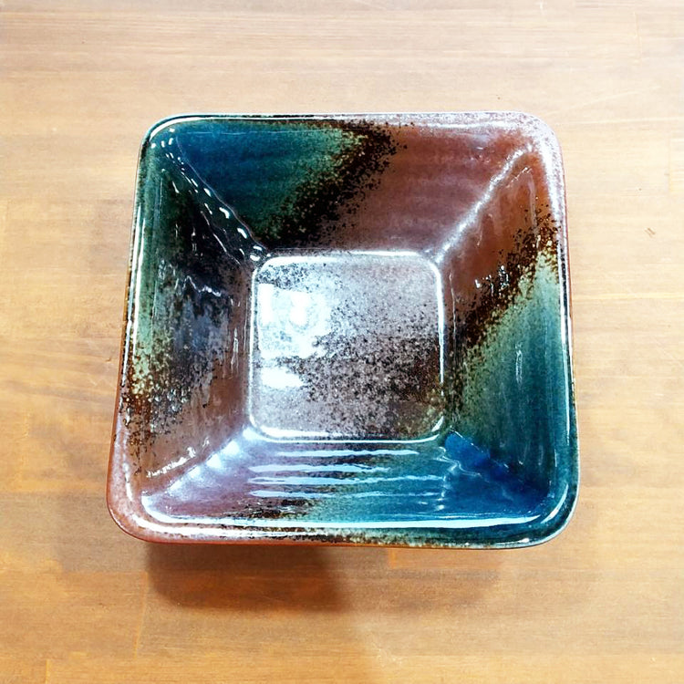 角小鉢(鉄釉)