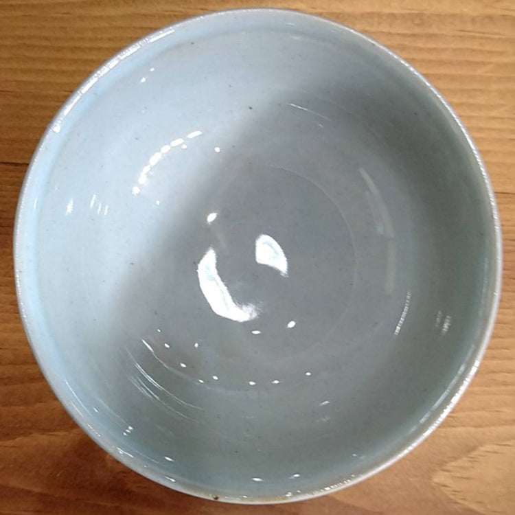 呉須巻き・水玉ハーフ 茶碗