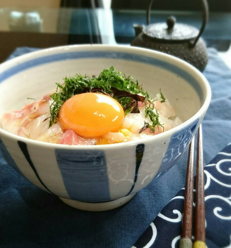 刷毛線文5寸丼