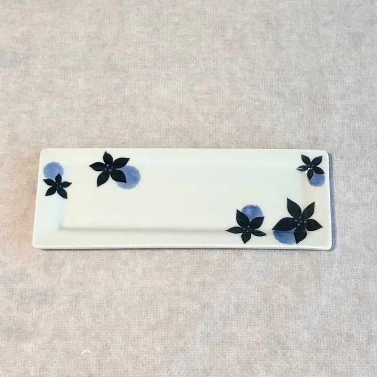 鉄線長方皿 小