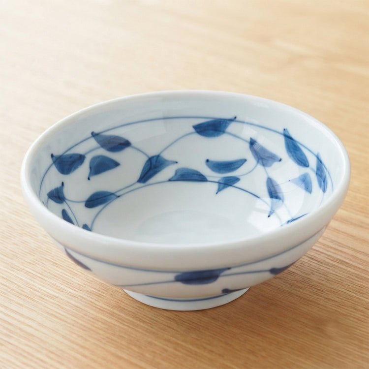 たまぶち鉢（20㎝）【唐草】