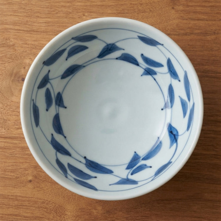 たまぶち鉢（20㎝）【唐草】