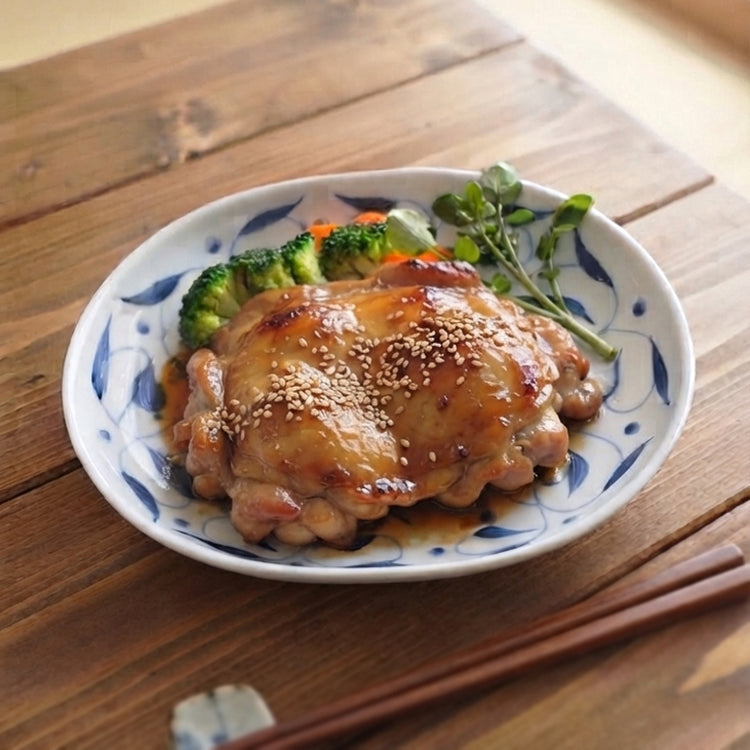ダエン皿（大）【唐草】