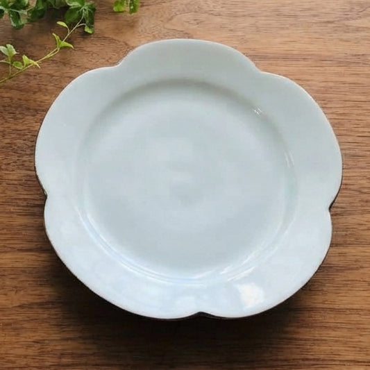 輪花皿　口茶