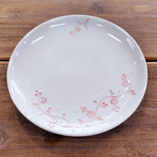 ７寸皿（21.5cm）ピンク