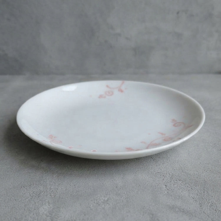 ７寸皿（21.5cm）ピンク