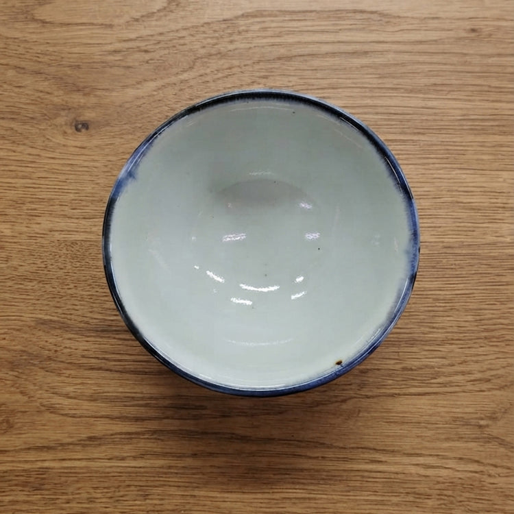 しのぎ飯碗【青】