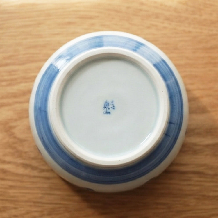 5寸深鉢　水玉