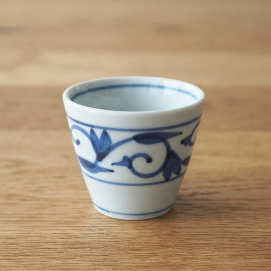 蕎麦猪口　唐草