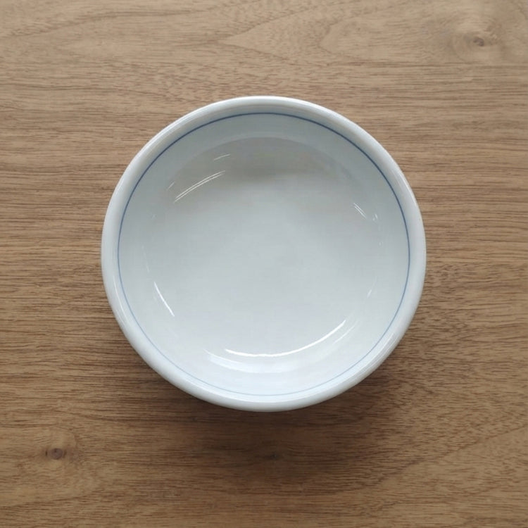 玉ぶち小鉢【とびかんな　青】